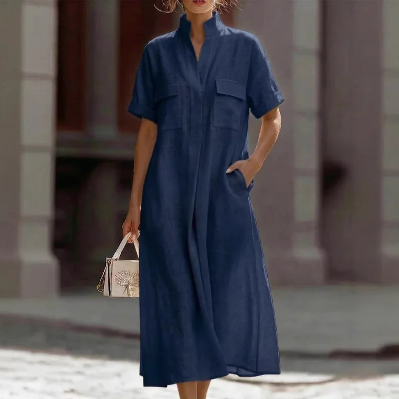 Gracia Loose Shirt Dress