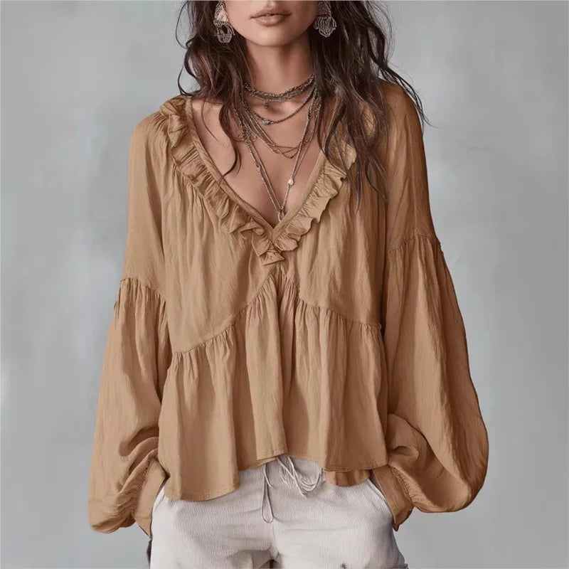 Delany Ruffle Blouse