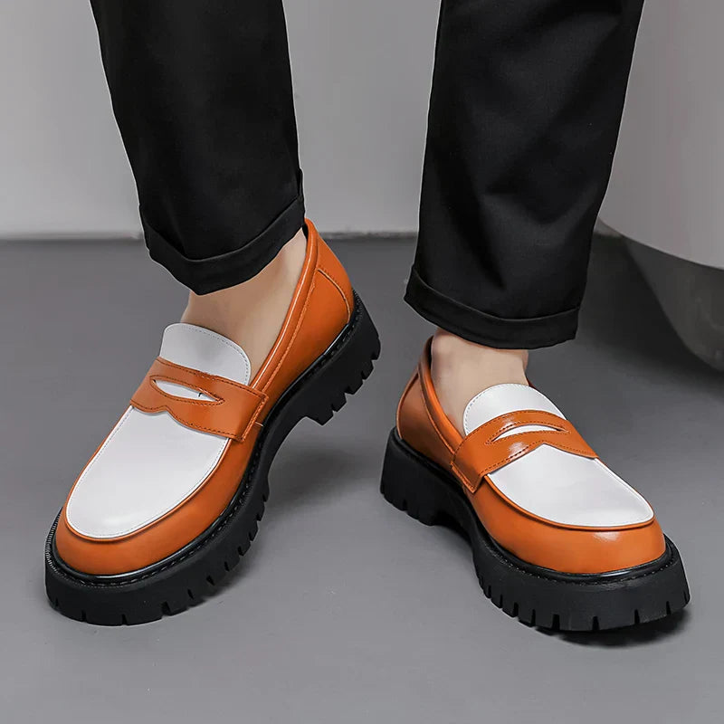 Leo Leather Penny Loafers