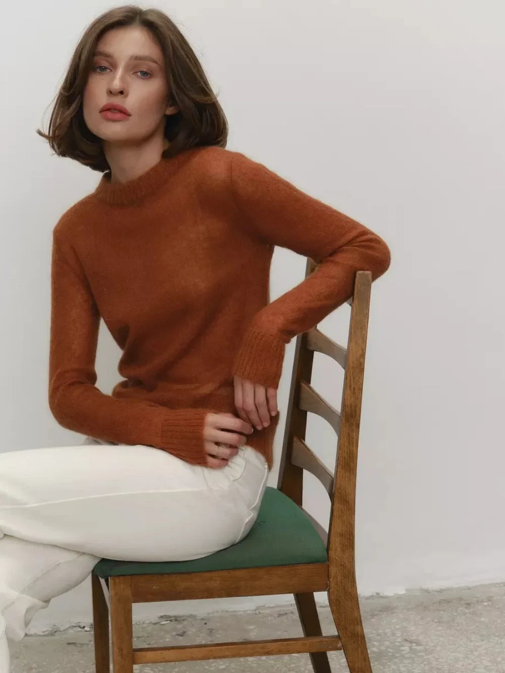 Luciana Mohair Knit Sweater