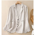 Amanda Linen Blend Blazer