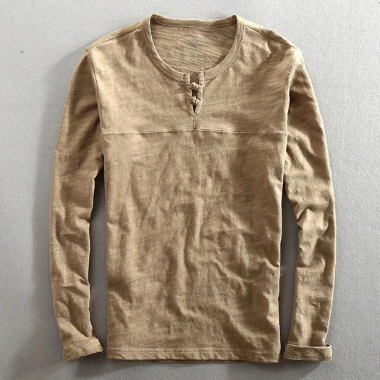 Bronx Long Sleeve Henley Shirt