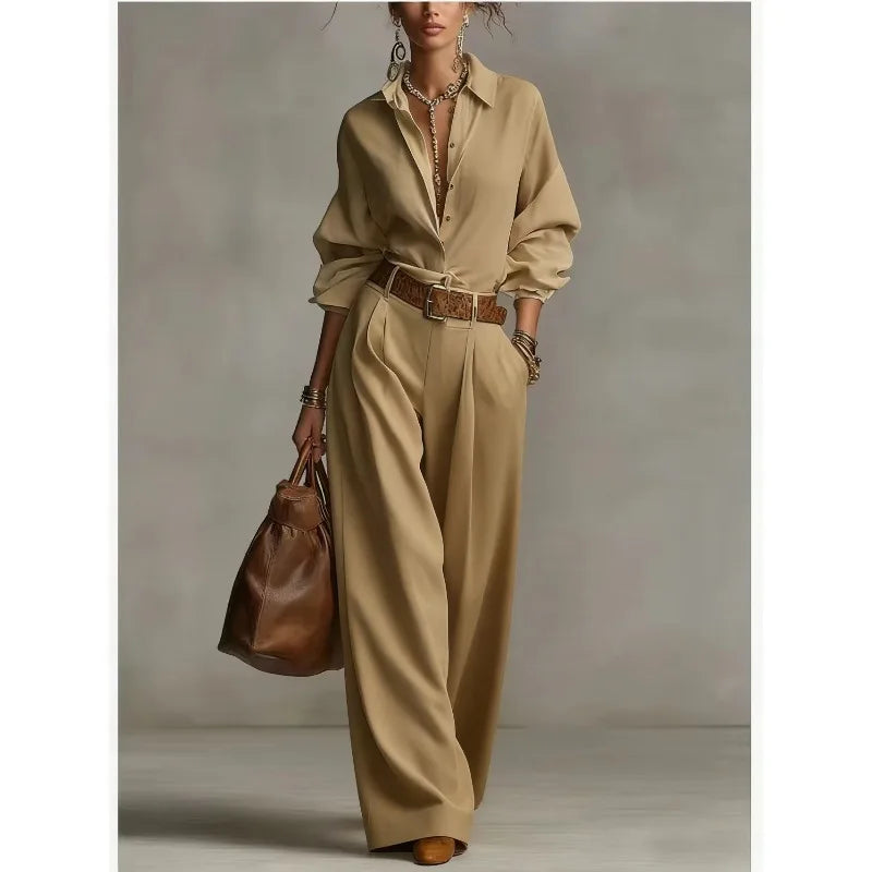 Avleena Button Down Lounge Set