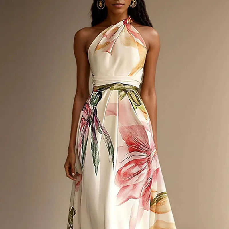 Verona Floral Wedding Guest Maxi Dress