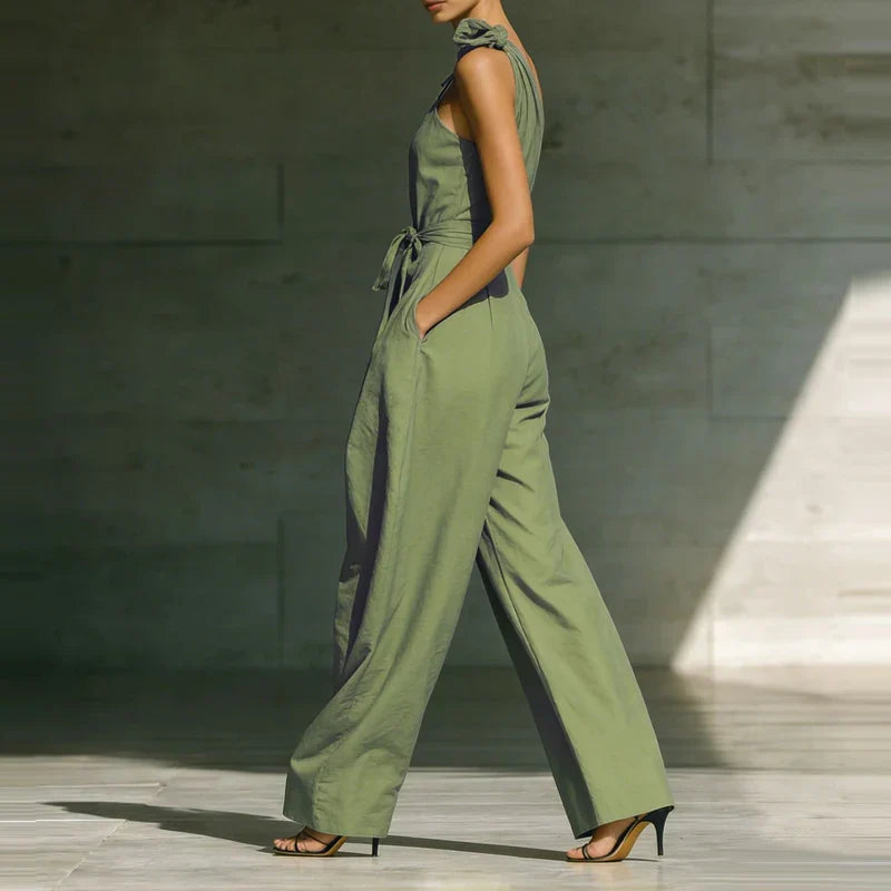 Priscilla Wide Leg Summer Jumpsuit