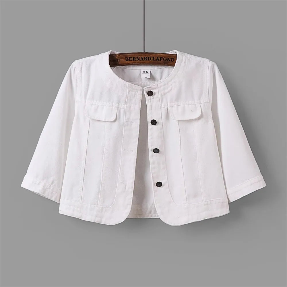 Yasmin Cropped Denim Jacket