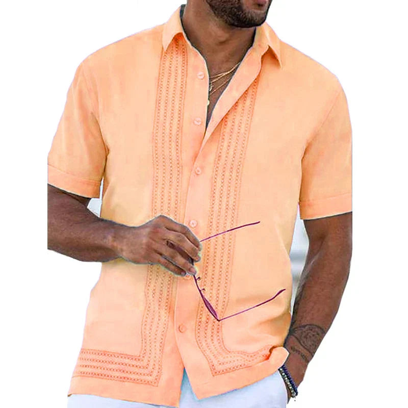 Hendrix Embroidered Button Down Shirt