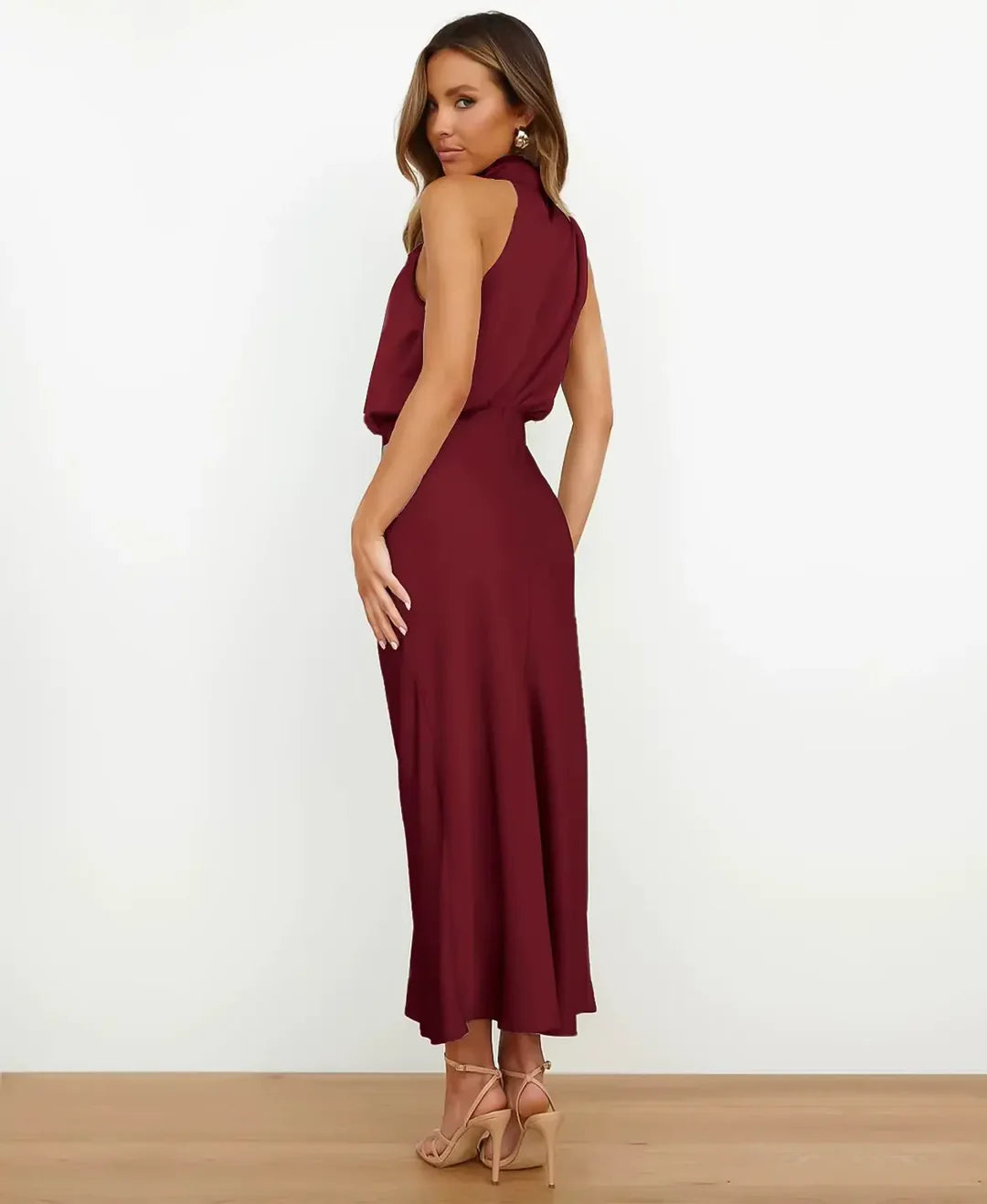 Fiona Elegant Midi Dress