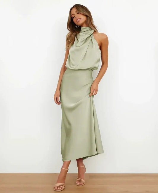 Fiona Elegant Midi Dress
