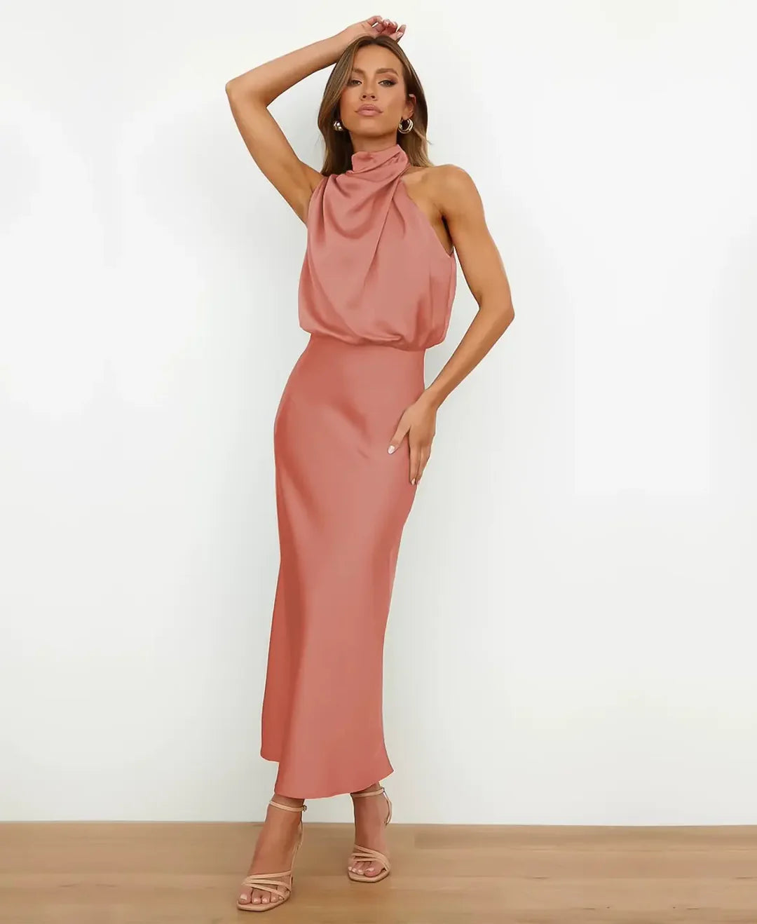 Fiona Elegant Midi Dress