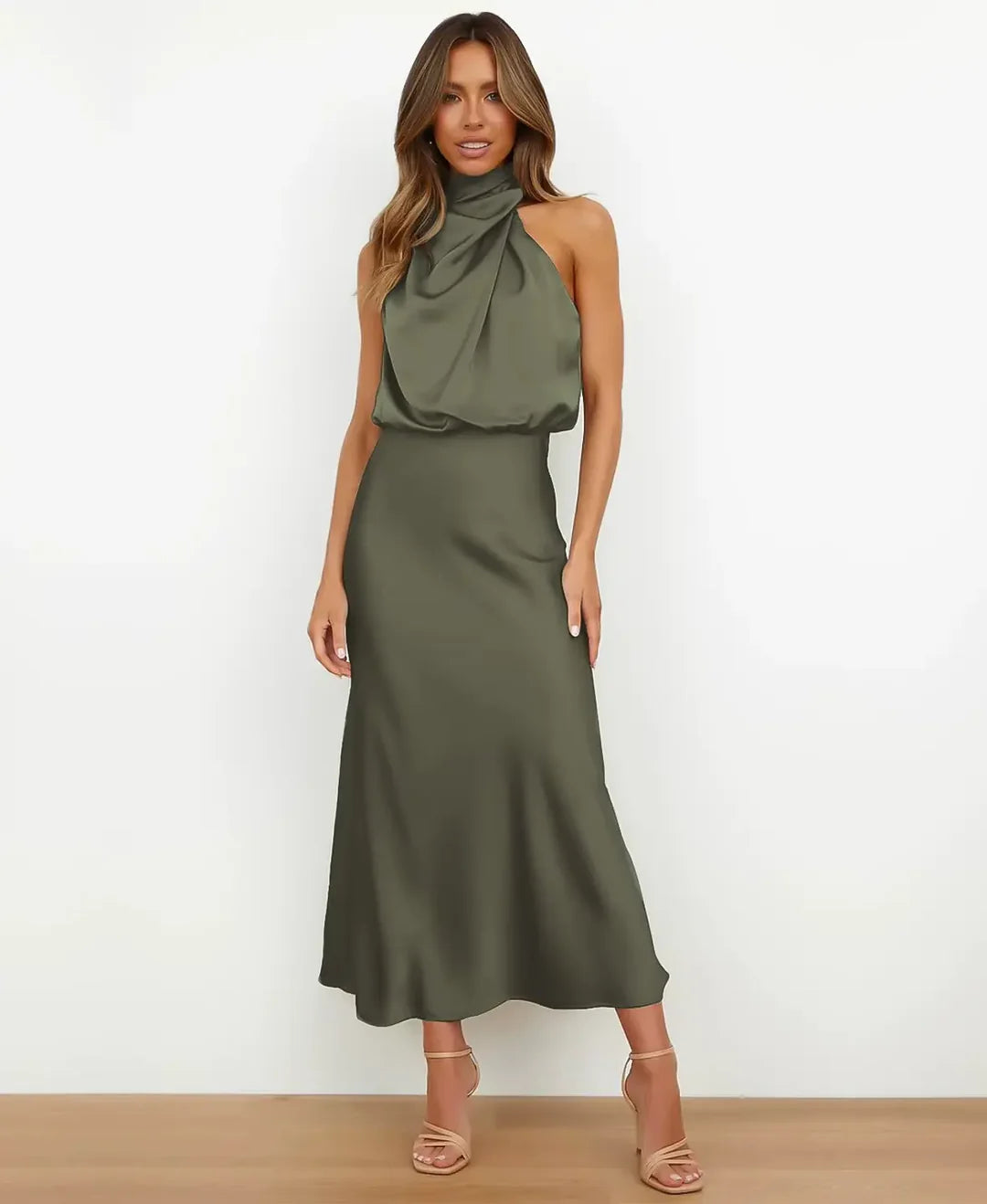 Fiona Elegant Midi Dress
