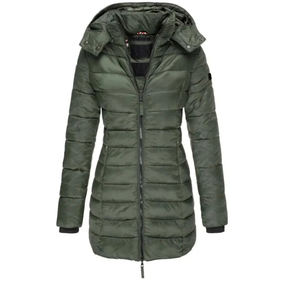 Linda Women’s Longline Hooded Down Jacket