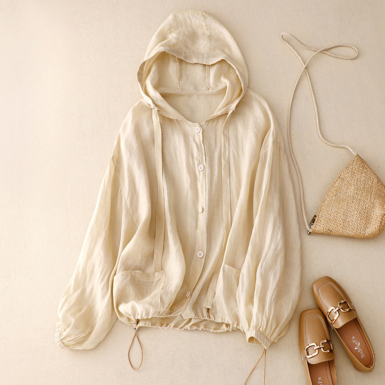 Sienna Taylor Linen Hoodie