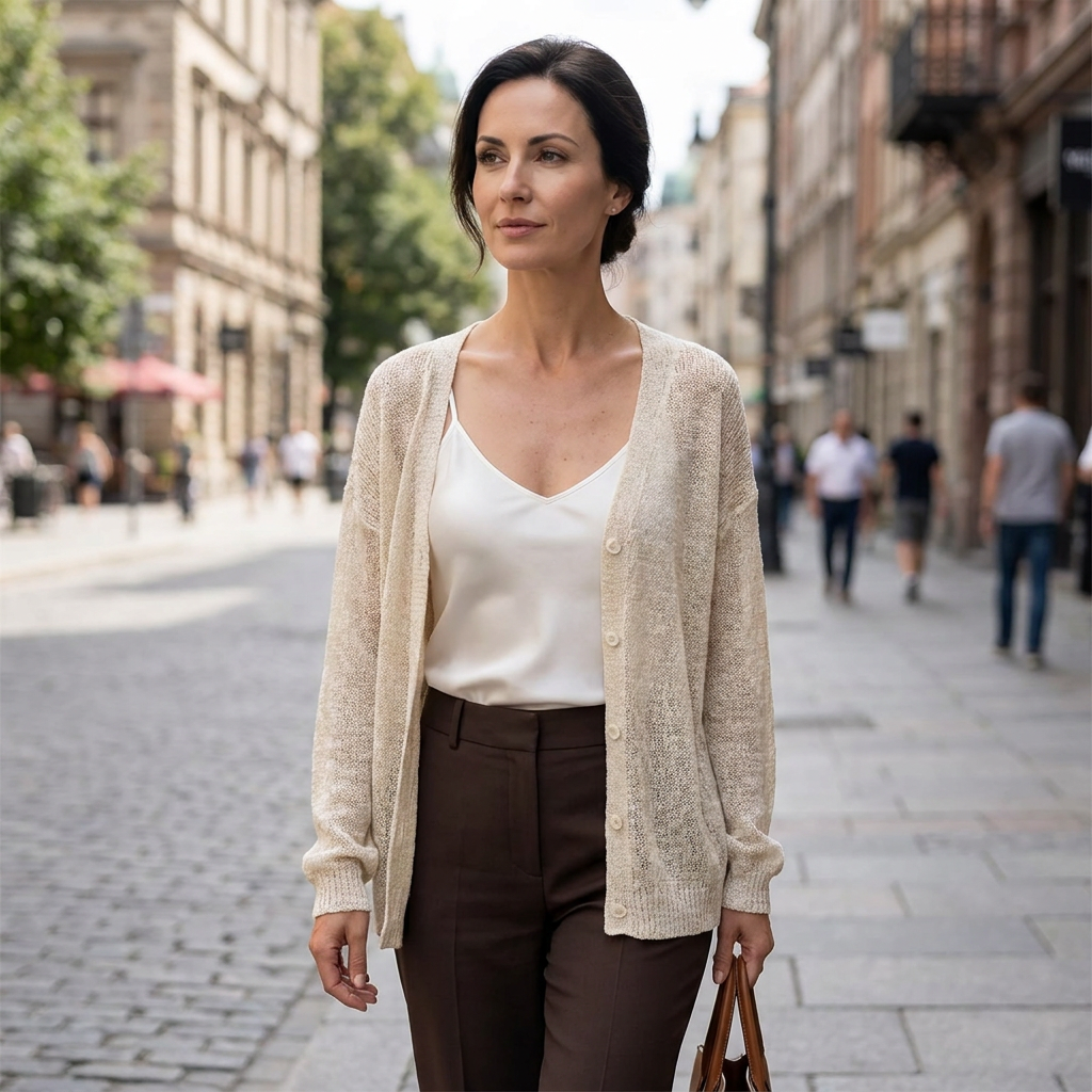 Quinn Open Knit Cardigan