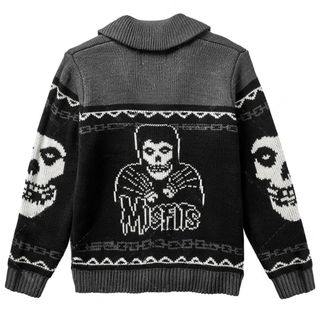 Men's Midnight Halloween Knitted Sweater